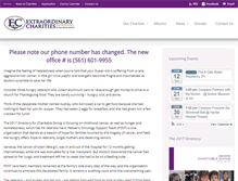 Tablet Screenshot of extraordinary-charities.org